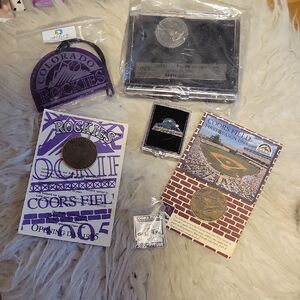 Colorado Rockies Memorabilia Set